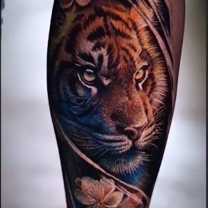 tatuaggio realistico a colori