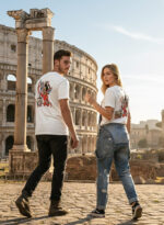 T-Shirt Stampa Giapponese Baby Oni demone - immagine 2