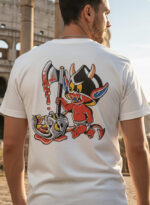 T-Shirt Stampa Giapponese Baby Oni demone
