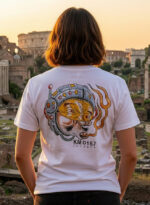 T-Shirt Stampa Giapponese Cyber Oni Cottone Premium - immagine 3