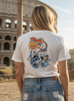 T-Shirt Stampa Giapponese Kappa Irezumi Cottone Premium - immagine 2