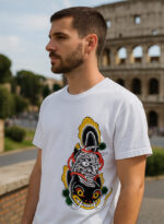 T-Shirt Stampa Giapponese Hannya Namazu Cottone Premium - immagine 2