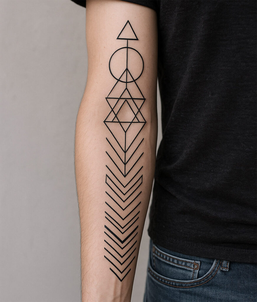tatuaggio geometrico