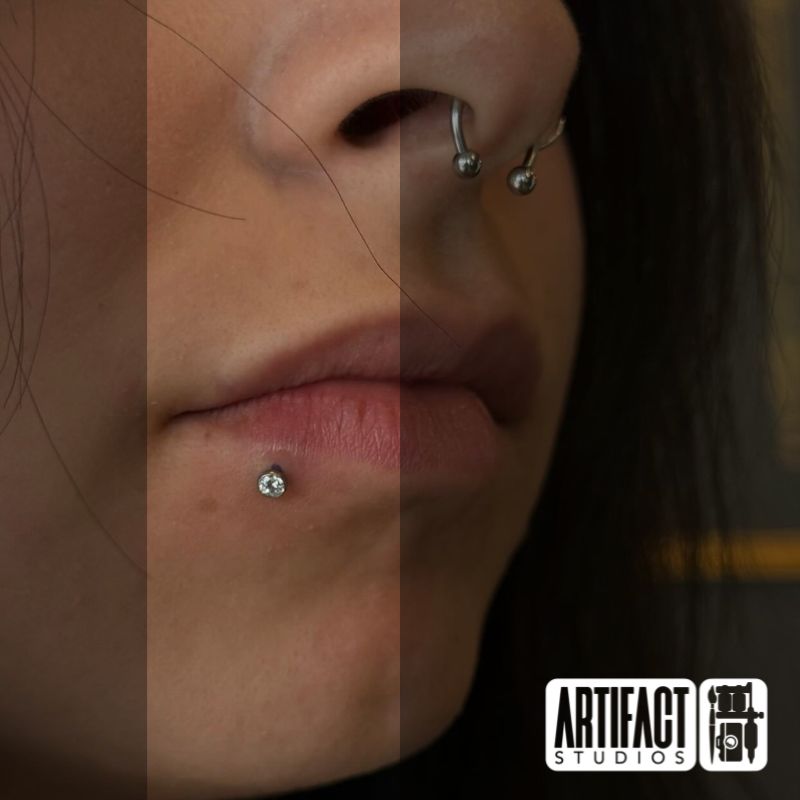 piercing Labret Roma